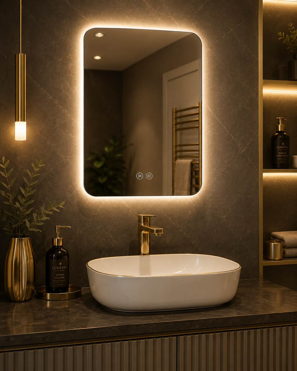 Miroir Nova – Miroir LED Rectangulaire
