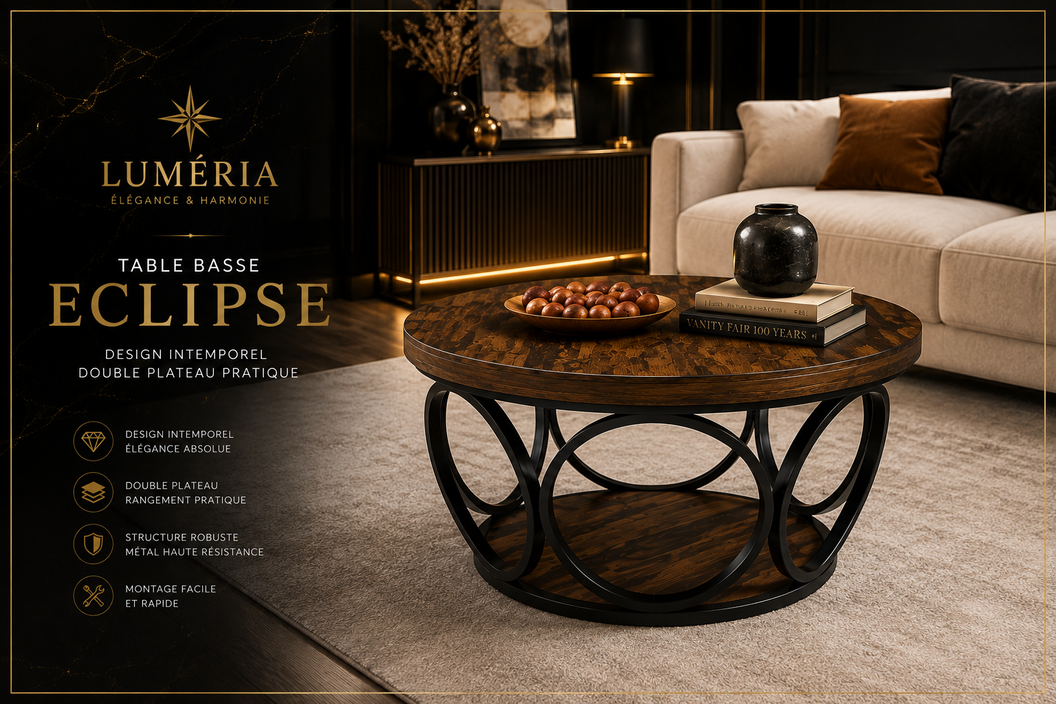 Table basse Eclipse