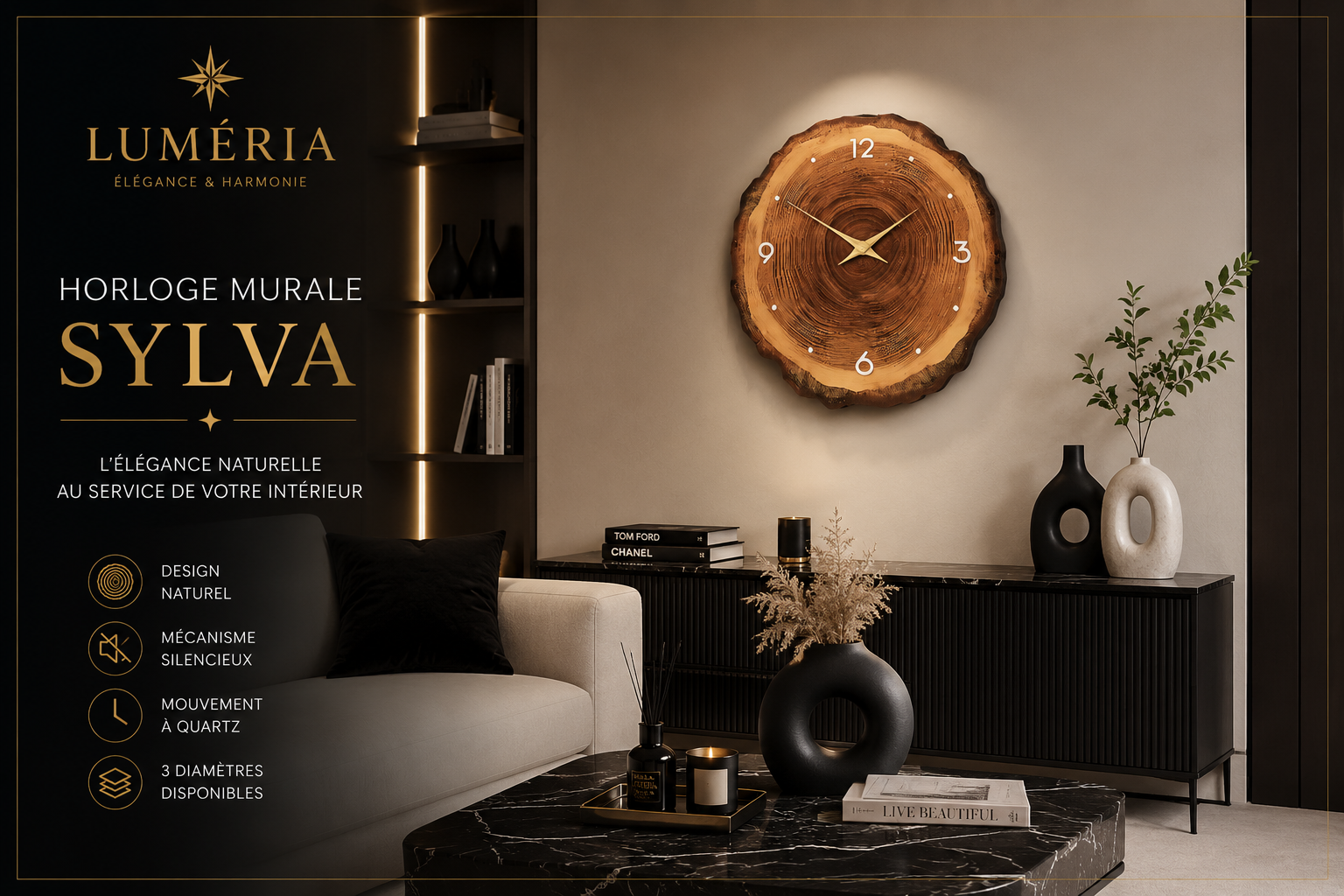 Horloge Murale Sylva